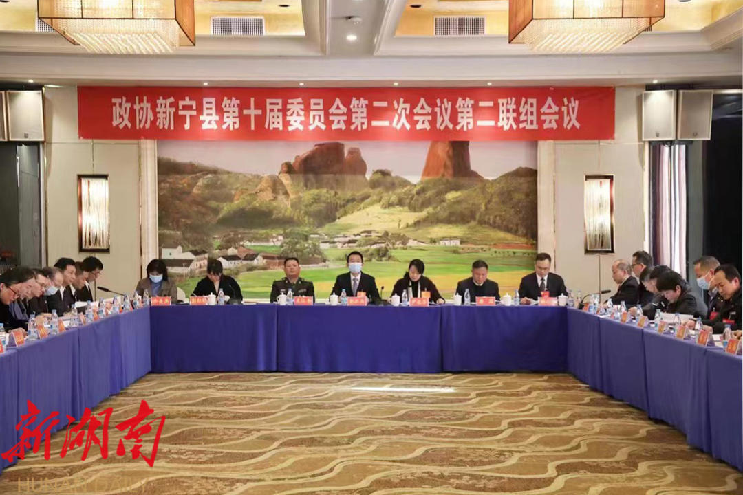 彭洪兵参加政协新宁县第十届委员会第二次会议第二联组会议讨论_邵商网